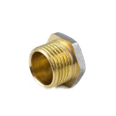 The plug Aquasfera 9017-04, 1 1/4 ", external thread, nickelled brass