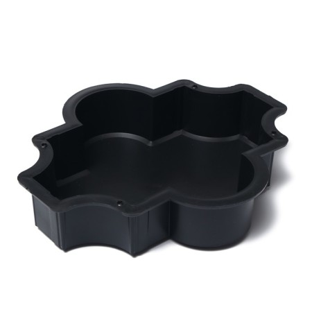 Form for the paving slabs "Clover", 26.5 × 22 × 5.6 cm, smooth, F11019, 1 pc.-1