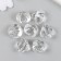 Beads for creativity plastic "Crystal Diamond" set of 20 g 1.8x1.8x1.9 cm