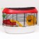 The cage for rodents is equipped, 48 x 35 x 34 cm, red