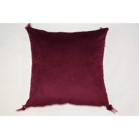 Pillowcase "Jasmine", size 45x45 cm, burgundy color