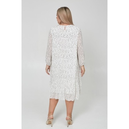 Female dress, size 54, milk color-3