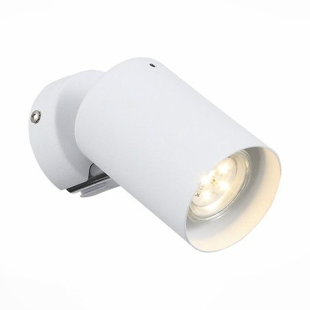 STAST ST LUCE. SL597.501.01. 1x3 W, GU10 LED, 3000K, 8x15.5 cm, white color, chrome