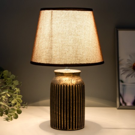 E14 40W Black-gold 22x22x36 cm Risalux desktop-2