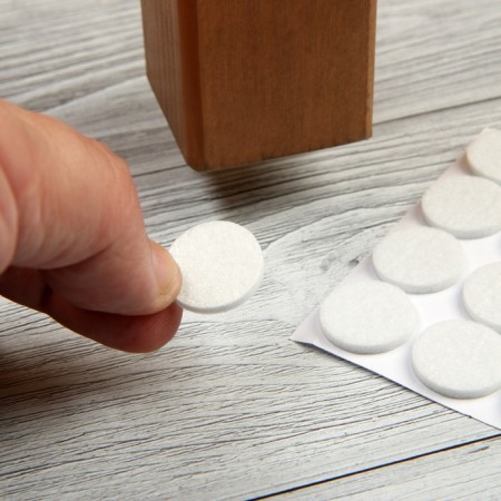 Furniture tundra, D = 19 mm, round, white, 32 pcs.-10