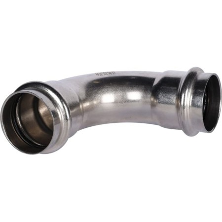 Two-Frame Rommer RSS-0003-000042, VPR-UPR, D = 42 mm, 90 °, press, stainless steel. steel-3
