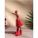 Souvenir "Duck in the summer outfit" col. red, tree 27 cm