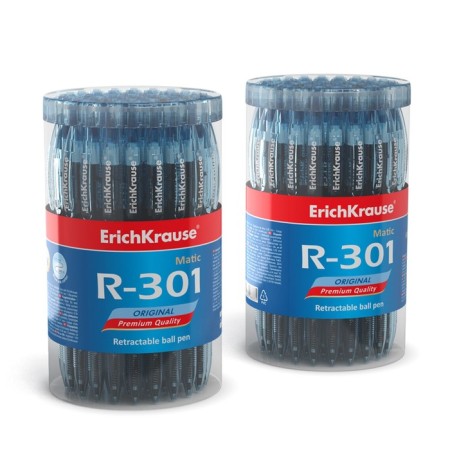 Handle Automatic Erichkrause R-301 Original Matic, node 0.7 mm, blue ink blue-2