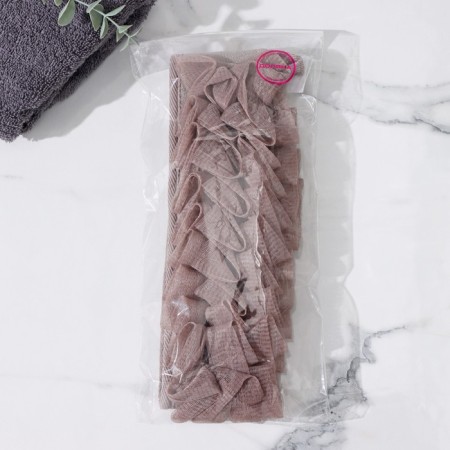 Body washcloth massage shares "Aphrodite", 70 × 7.5 cm, mokko color-4