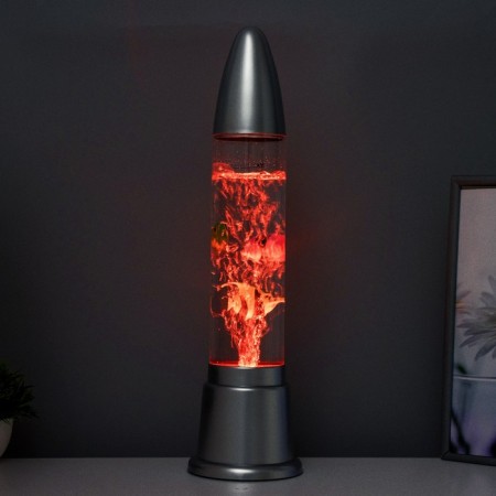 Aquarium lamp Led RGB, Lava, silver 12x12x50 cm-8