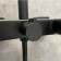 Shower system Comforty FF071R-CMT, black matte color