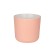 Plastic pot with the Lyon tab, pink color