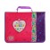 A4 Portfire folder, 330 x 240 x 90 mm, plastic, Velcro, PM-A4-23 "Modern Princess"