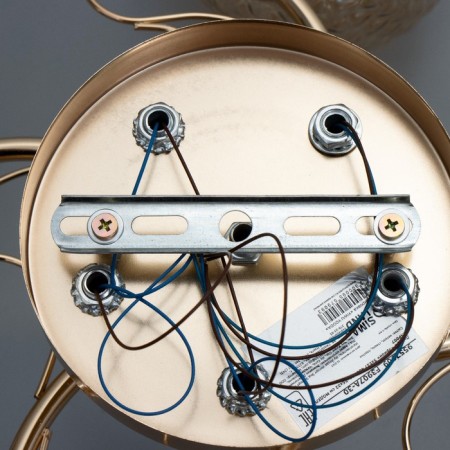 Erion chandelier 5he27 40W gold 56x56x22 cm Bayerlux-7