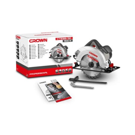 Disco Crown CT15188-190, 1500 W, 5500 rpm, 190x20 mm, drank 45 °/90 ° 46/66 mm-1