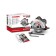 Disco Crown CT15188-190, 1500 W, 5500 rpm, 190x20 mm, drank 45 °/90 ° 46/66 mm