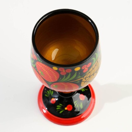 Wedding set "Heart": 2 Fureers, serving tray, Khokhloma-6