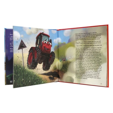 The book in English The Tractor Called Vick and the Big Race-3