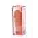 Kokos nozzle with additional stimulation, realistic, TPE, bodily, 12.7 cm