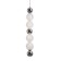 Saturo lamp 4XLED 36W 3000k chrome 8x8x52-202 cm