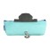 Penal soft, 1 compartment, 80 x 200 x 35 mm, voluminous, cotton fabric, phoenix, fingering from sophisticated leather
