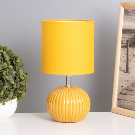Table lamp "Kiara" 1x40W E14 mustard 13x13x25cm