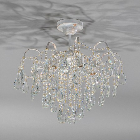 Ceiling lamp 5x60W E27, size 48x48x48.5 cm-4