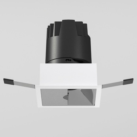 LED LED LED Elektrostandard, Inline, 84x84x98 mm, 10W, LED, 590LAM, 3000K, chromium color, white-2