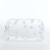 Lightning cosmetic bag, transparent/white color