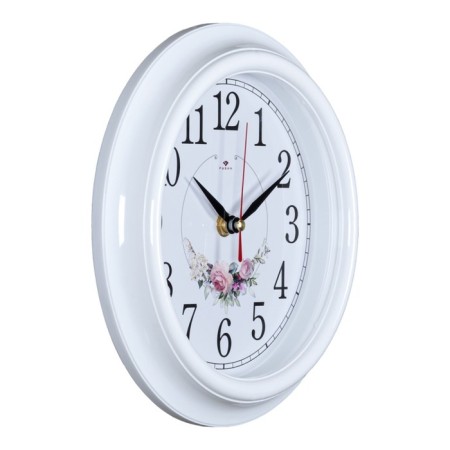 Watch wall, interior "wreath of roses", d-21 cm, silent-2