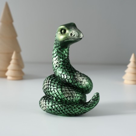 Polystone souvenir "Snake with radiance" MIX 6x6x10 cm-5