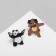 Set of icons (2 pcs.) "Bandits", colored in ferrous metal