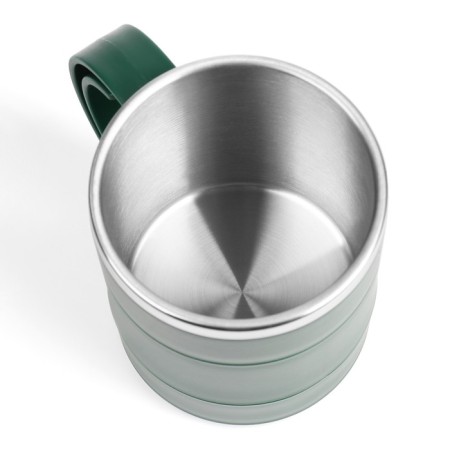 Thermal circle, 450 ml, campaign "Travel starts..", retains heat 2 hours, green-3