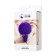 Anal plug Todo byfa Sweet Bunny, silicone, purple color, 13 cm, d 2.8 cm