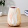 VAZ Coramics Table "Marika" H-18 cm d-9.5 cm, orange-white