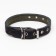 Collar combined leather/tarpaulin, dimensionless, 54 x 2.5 cm, Osh 17-45 cm, blue