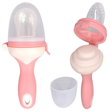 Nibbler Children's silicone "Microphone", from 5 months, color mix-5