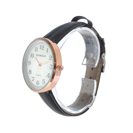 Men's wristwater watch "Bolingdun", D-4 cm, eco-leather strap-1