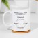 Sublimation mug "Correct Scheme", with application