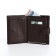 Male purse on magnet 3 in 1, department for auto documents, passports, brown color