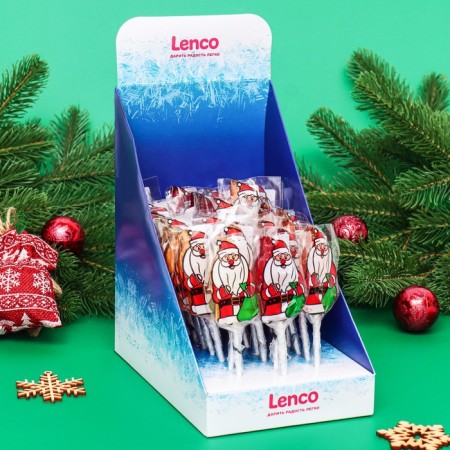 Caramel Lollice "Santa Claus", 17 g.