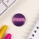 Icons sunset set 8 pcs d = 25 mm "Lilac" 16.5x17 cm