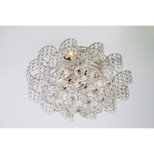 Люстра Charm 6x60Вт E27, белый, серебро 39x39x16 см