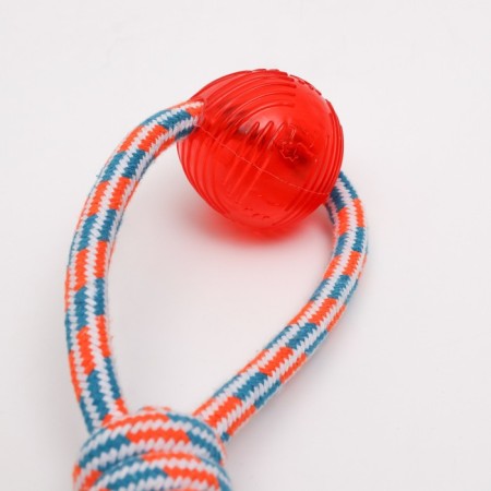 Cable toy with chewing elements "2 infinity", 42 cm, up to 155 g, mix-3