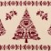 Apron "Dolyana" Merry Christmas 60x65cm, 100%HL, Rogozhka 164 g/m2