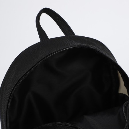 School backpack of artificial leather with a suspension 27x23x10 cm-7