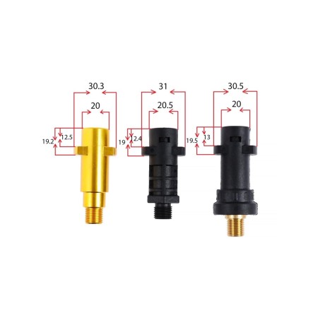 Foaming under water, volume of 1 liter, 3 connecting adapters-12