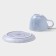Tea pair of Dolyana "Coral", 275 ml, porcelain, blue