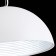 Suspension lamp ST LUCE. SL279.503.01. TAPPO. 1x60 W, E27, 40x40x20 cm, white color