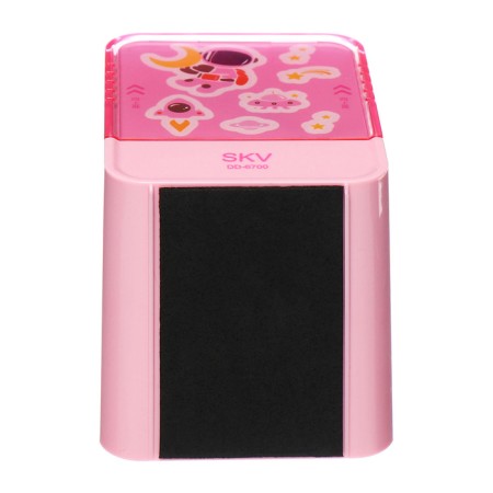 Electric sharpener (batteries are not included). works from 2 AA batteries pink-6